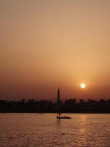 Sunset over Luxor
