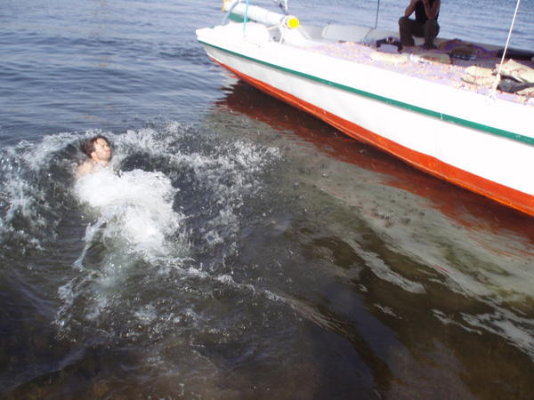 Nile swimming