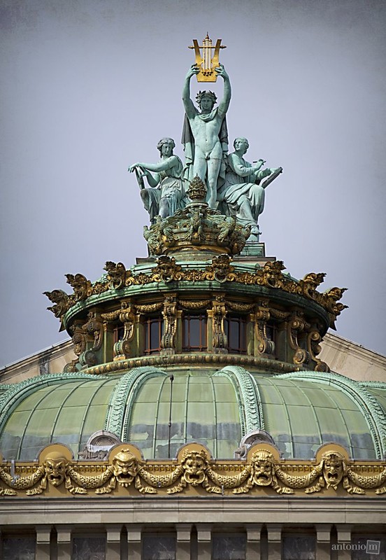 The top of the Palais Garnier