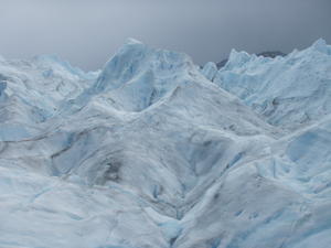 Surrounded by glacier on the glacier
