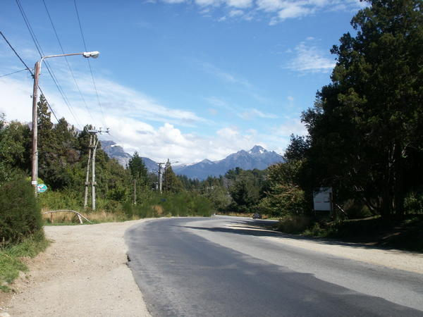 The road to the Swiss Colony