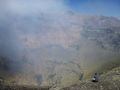 First climbs of the smoky crater