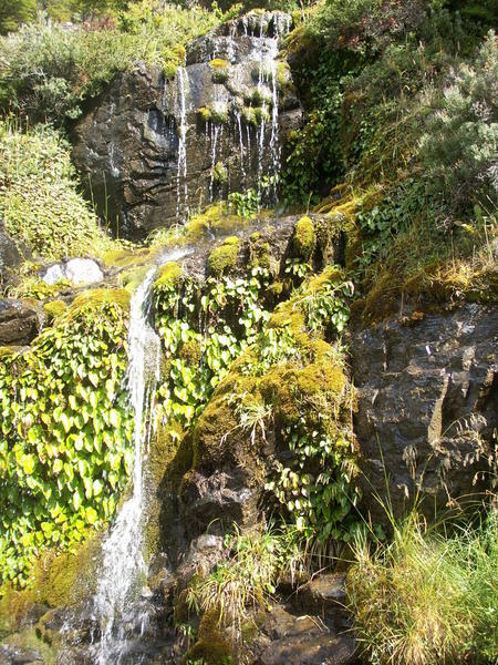 A mini waterfall
