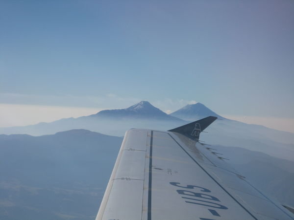 Flying out of Mexico City
