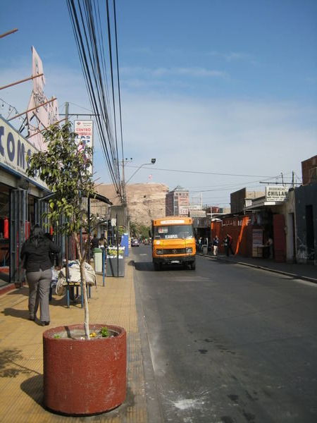 A street in downtown Arica