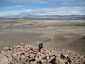 Jono and a pile of rocks in a big big world