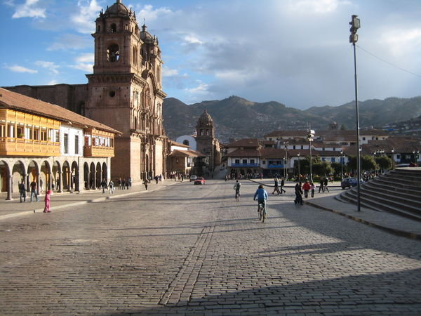 The central plaza, Cusco