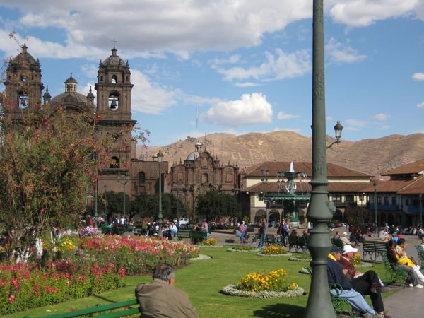 Central plaza, Cusco