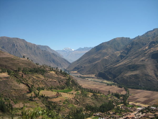 first view of the sacred valley, Peru
