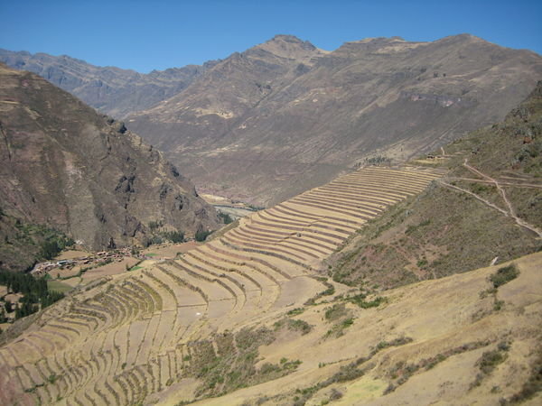 Inca agricultural terraces