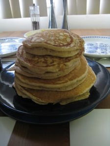Tim's pancake stack