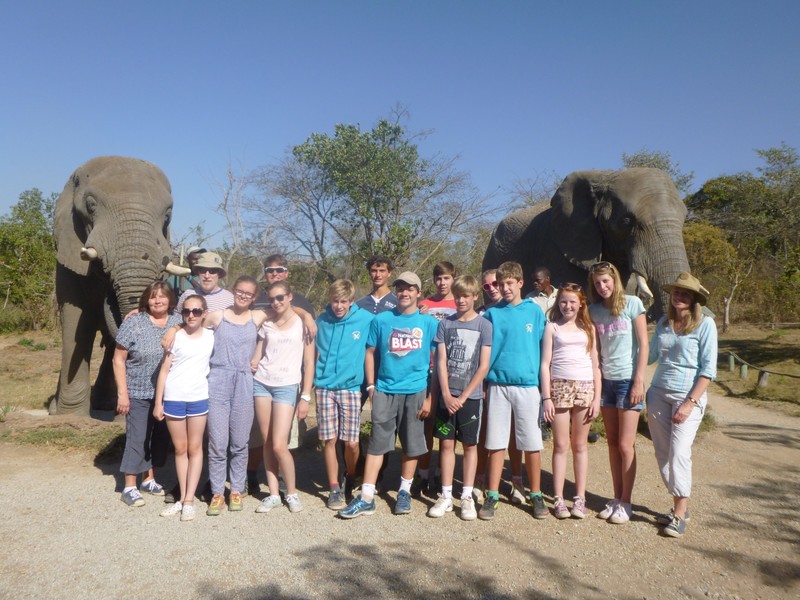 At the Elephant Sanctuary