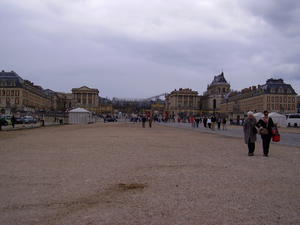 Opening shot of Versailles
