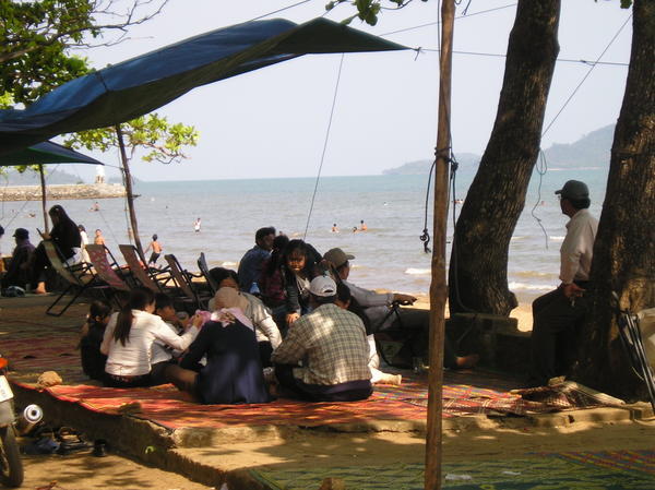 Seaside picnic in Kep