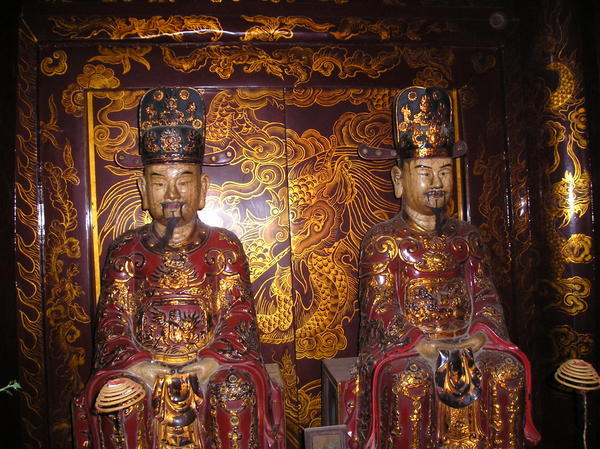 In the temple of Hoa Lu