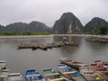 Tam Coc's boats parking space