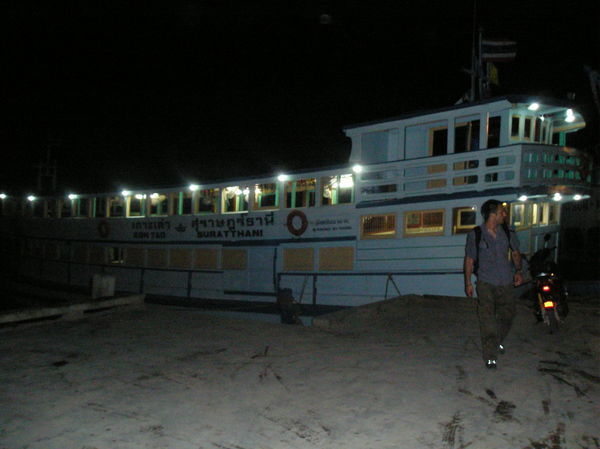 The night boat to mainland