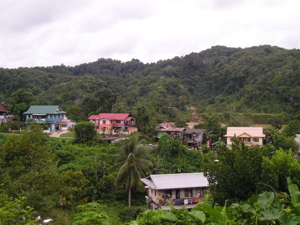 Houses in the surroundings of Kapit