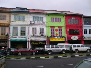 Colourful streets of Kuching