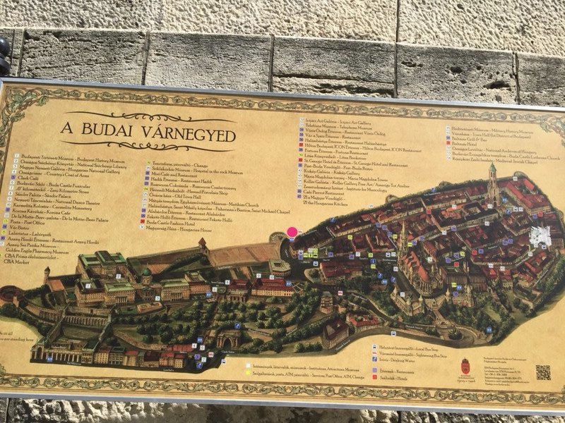 Map of the Old Quarter of Buda Near the Palace