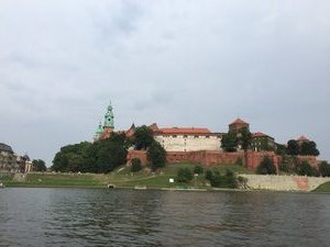 Castle Wall Viewed from the Vistula River