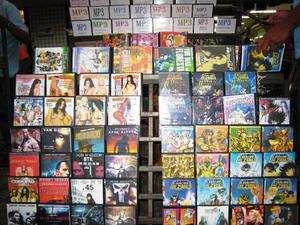 A Typical Street DVD Stand
