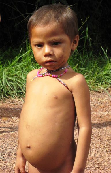 Yanomami by River