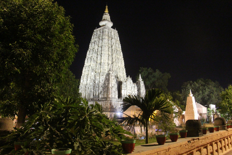 Mahavodhi Temple Gaya - a distant view