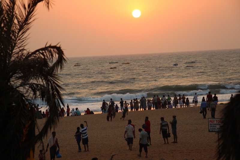 Sunset at Calangute Beach Goa