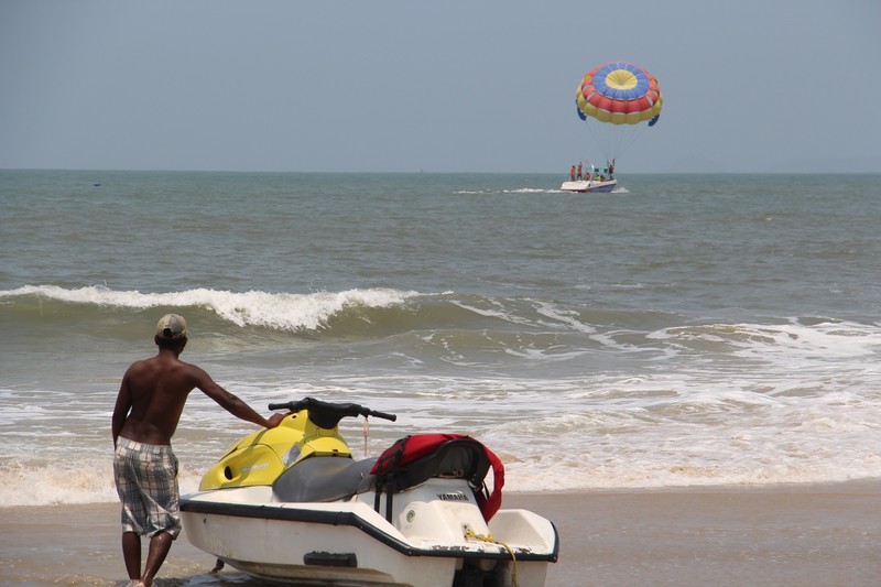 Para Gliding Kolva Beach Goa