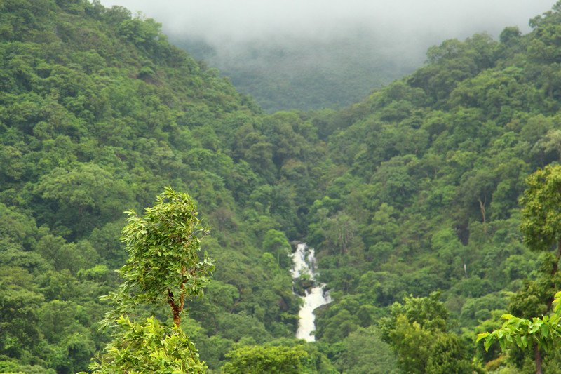 Distant view of IRUPU Waterfall