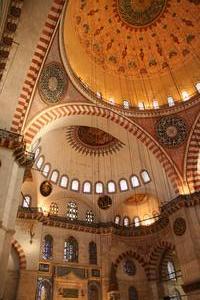 Inside Suleyman mosque