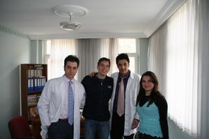 Serkan, his colleagues and me