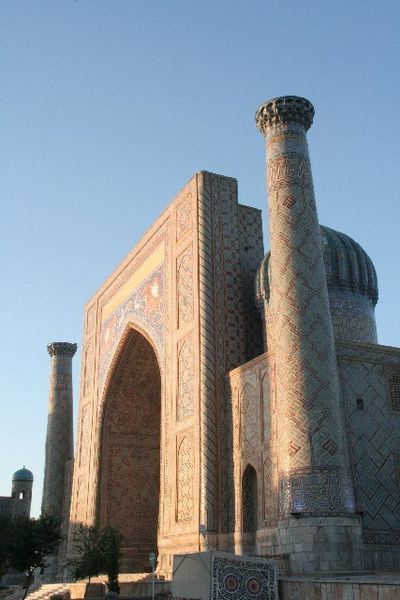 the Registan in Samarkand