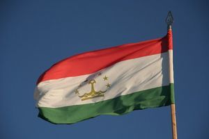 the Tajik flag
