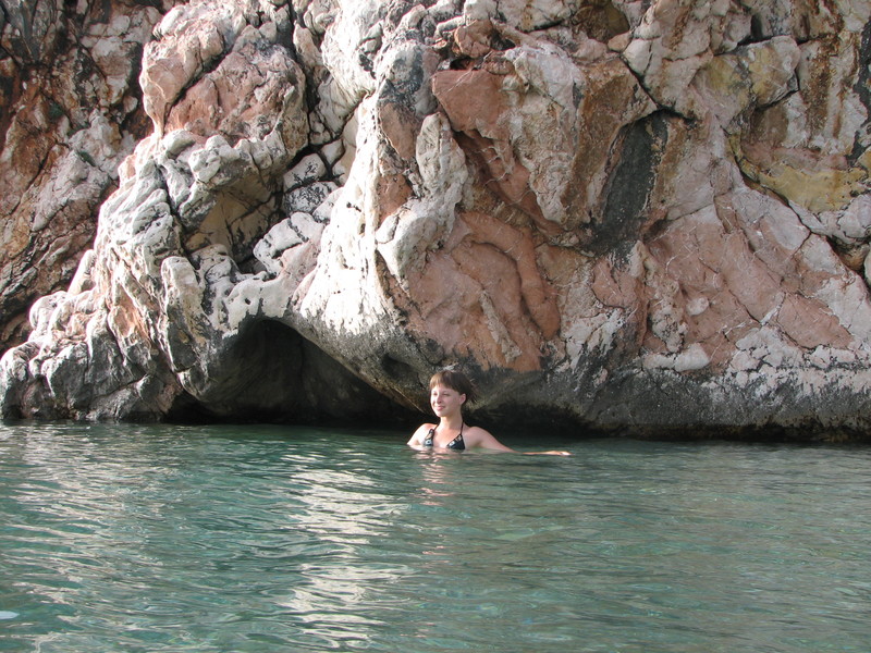 Swimming in Adriatic sea