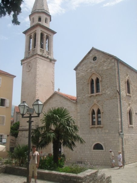 In the old part of Budva city