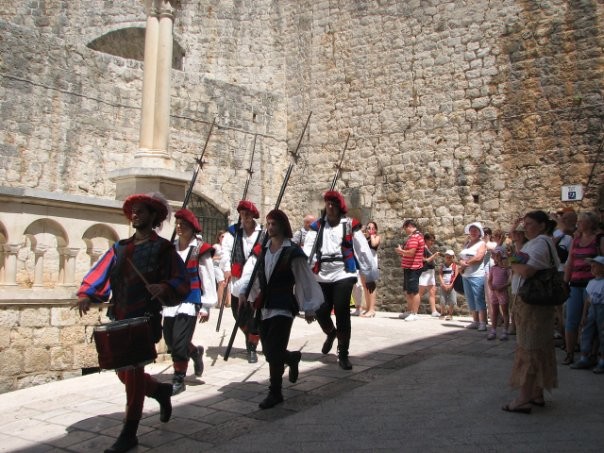 A guard in Dubrovnik fortress