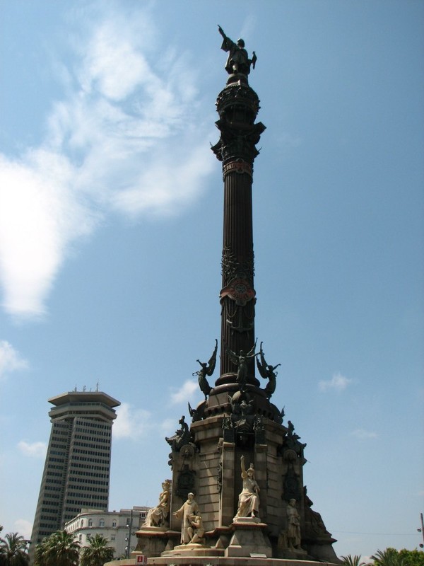 Columbus Monument in Barcelona