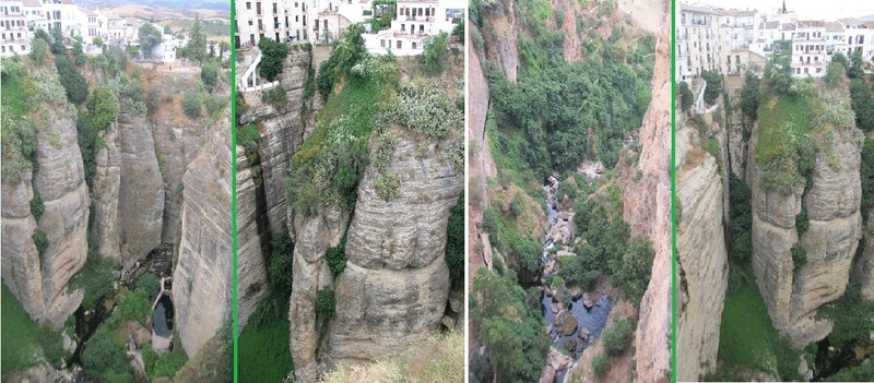 Ronda is not only corrida, but also houses on the edge of the cliff
