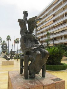 The alley of Salvador Dalí in Marbella