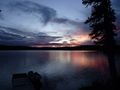 Sunset on Bobtail Lake