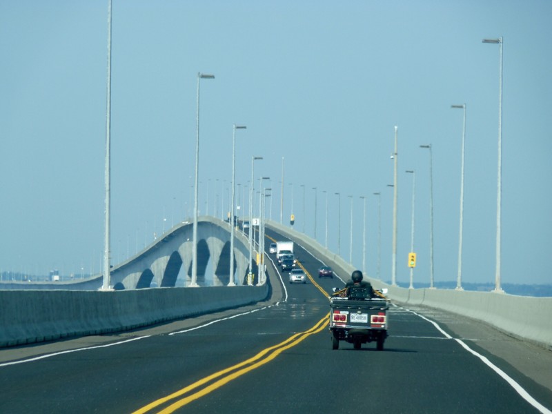 Confederation Bridge into PEI