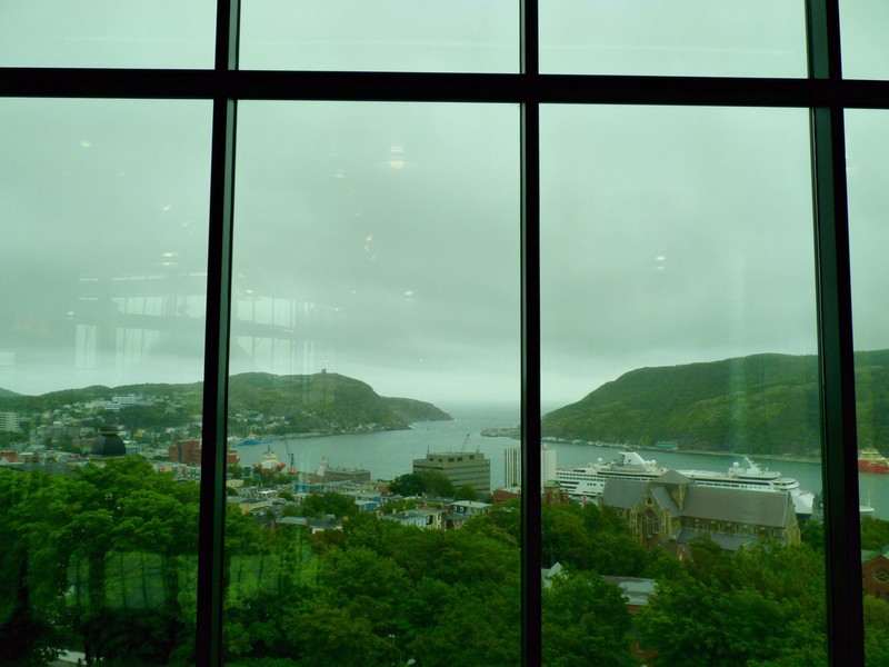 View of St. John's harbour from "The Rooms"