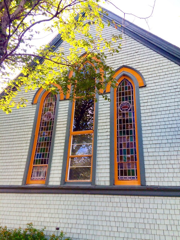 Halifax church window