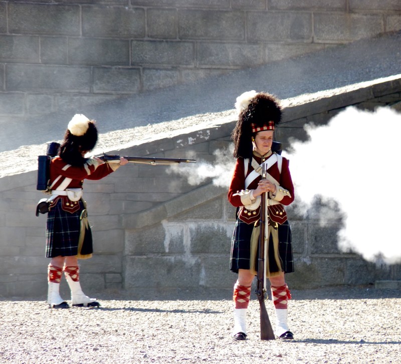 Reenactment at the Citadel in Halifax