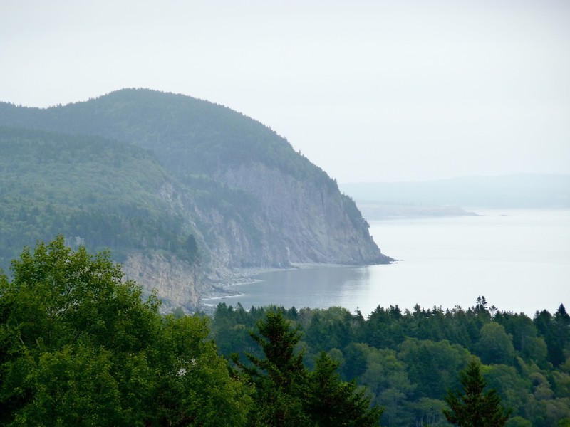 View of headland in Fundy National Park
