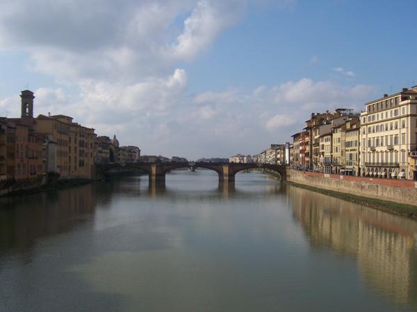 view from the Ponte Vecchio