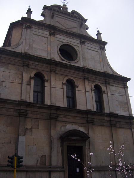 the outside of the church