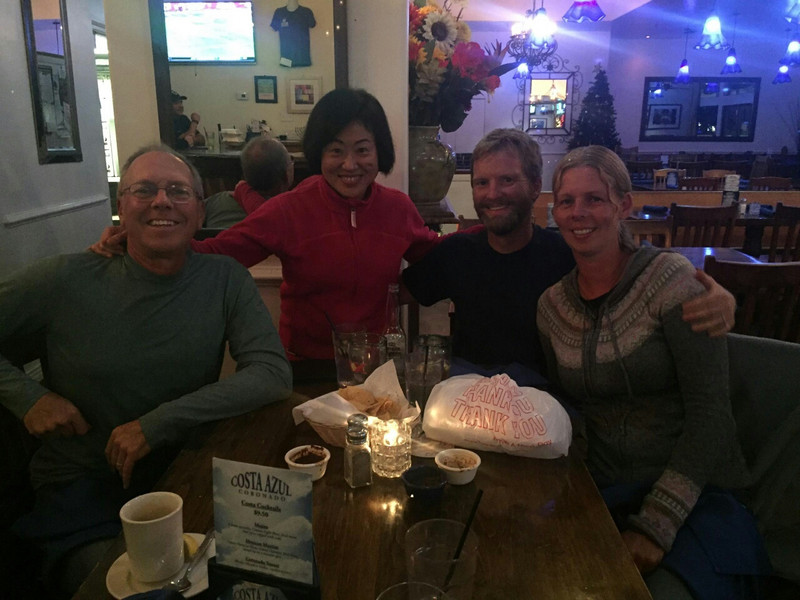 Dinner with Dennis and Xu, San Diego